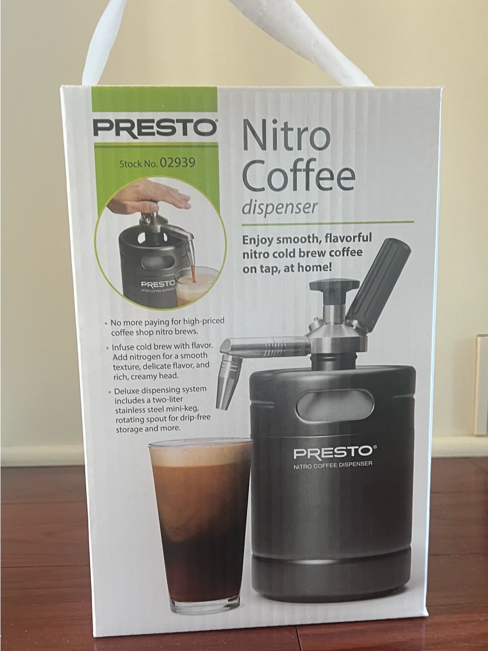 PRESTO Nitro Coffee Dispenser - Black